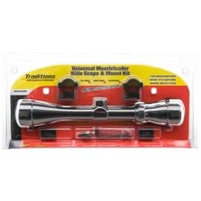 Traditions Muzzleloader Scope w/Rings and Base Black 3-9x40