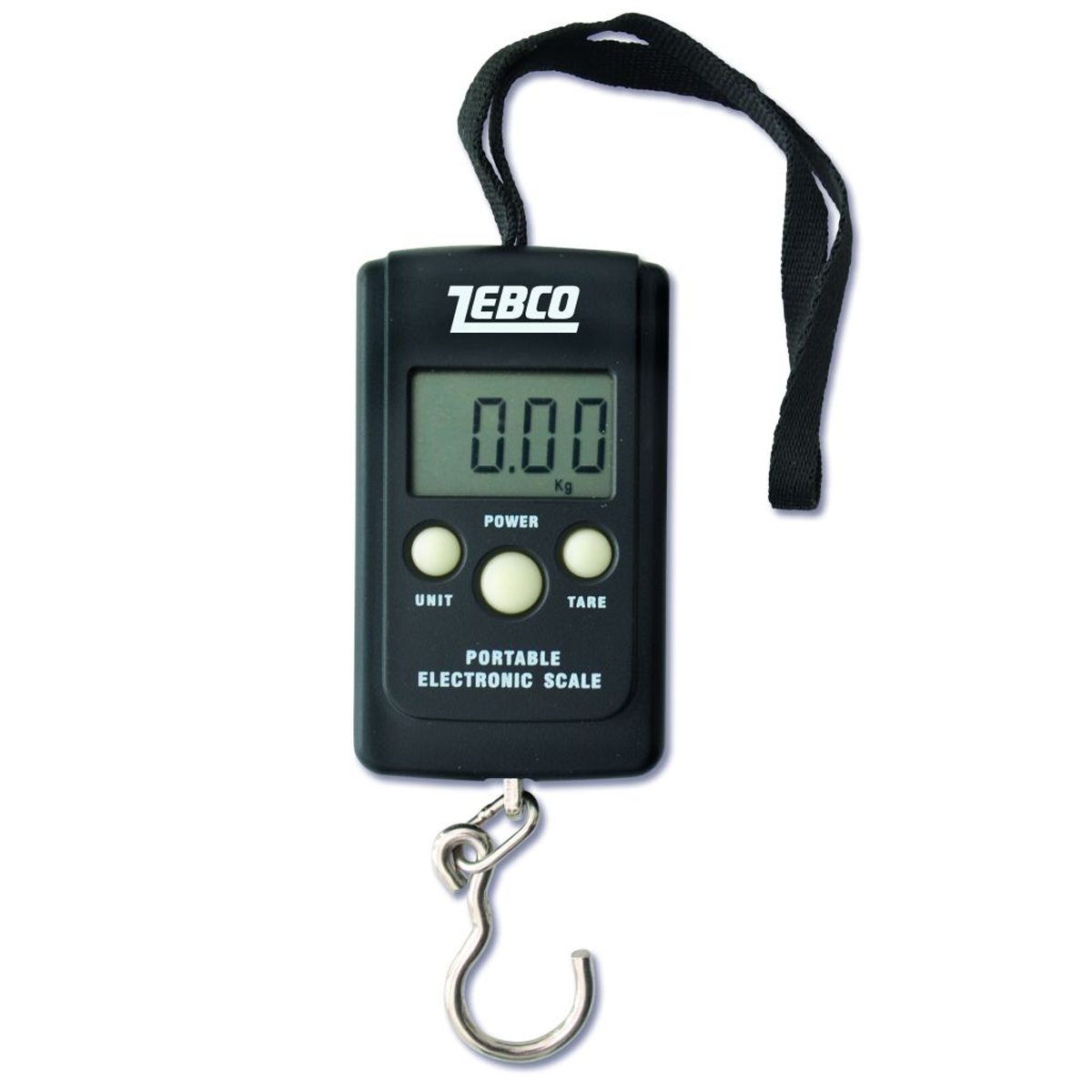 Zebco Fishing Hanging Digital Pocket Weighing Scale 0-40KG Travel Suitcase