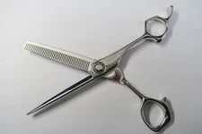 MIZUTANI SCISSORS BLACK-SMITH SOLID THINNING 40 Right Handed Offset 6in Japan