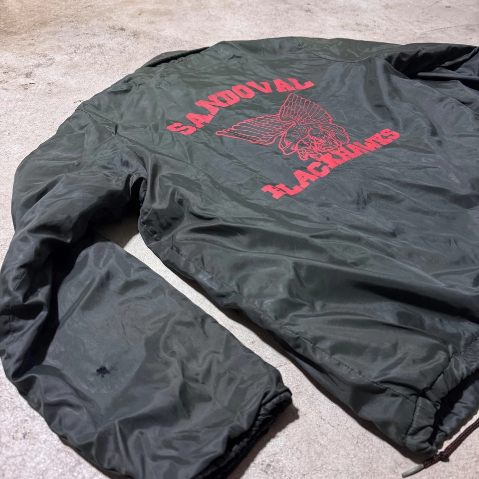 Chaqueta De Colección Años 80 Pla-Jac by Dunbrooke Forrada de Vellón Nylon Hecha en EE. UU. Pequeña Foto 2 de 4