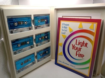 Light Your Fire Ellen Kreidman 6 Cassette Audio Program Workbook 1996 Self Help