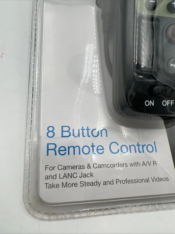 Vivitar 8 Button Remote Control for Camera Camcorder A/V R LANC Jack VIV-RC-800 - Image 2 of 4