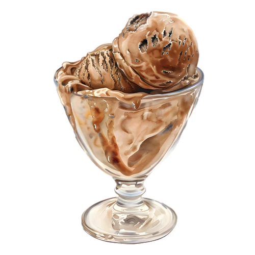 Ice Cream Self Adhesive Vinyl Sticker