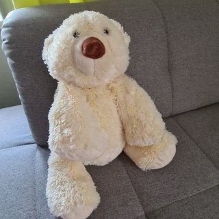 Cremfarbener Teddy ca 57 0 cm kuschel weich neuwertig