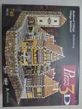 Wrebbit Puzz3D Medieval Village Rothenburg 740 Piece Foam Jigsaw Puzzle