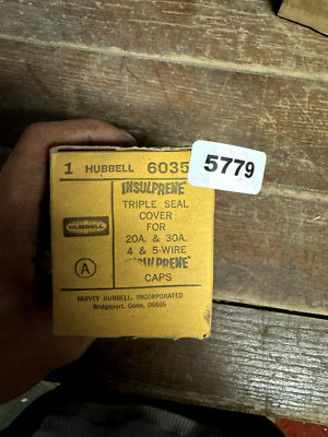 Hubbell 6035 Triple Seal Cover For 20A & 30A