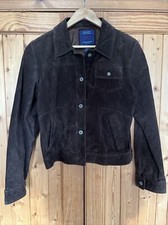 Vintage American Eagle Outfitters Suede Jacket Dark Brown