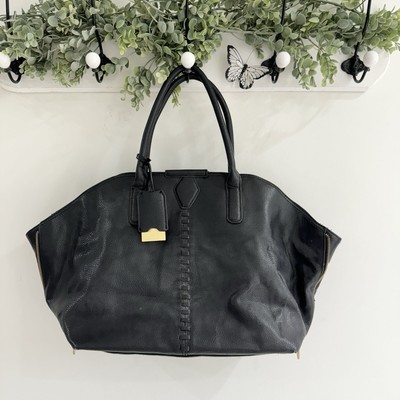 3.1 Phillip Lim for Target Black Faux Leather Expandable Shoulder Tote Bag