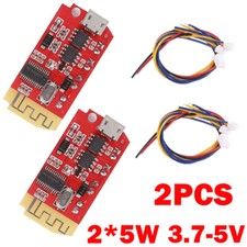 2X 2 5W 3.7V-5V Dual Plate Bluetooth Amplifier Module DIY Speaker Modification