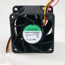 1 PCS  SUNON Fan PMD2406PMB3-A  DC 24V 5.3W 6038 6CM 3 PIN cooling fan