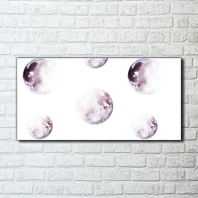 Canvas Wandbild Leinwand Bilder 100x50 Mond Mondlicht Interstellar