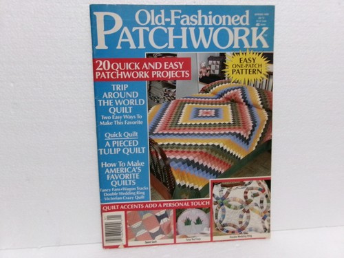 Vtg Old-Fashioned PATCHWORK Spring 1990 Magazine 20 Quick & Easy Projects TULIP - Picture 11 of 11