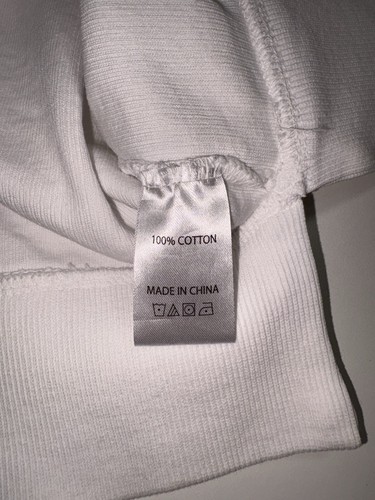 Chicka-d Ribbed Corded Crop Top Boxy Pullover White Size XL - Foto 6 di 9