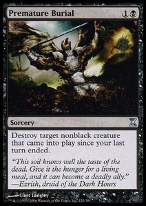 Premature Burial x4 - Time Spiral - NM-Mint, English - Time Spiral