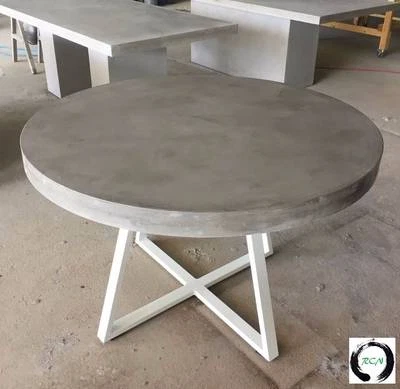 The Athena An Elegant Round Lightweight Concrete Dining The Athena An Elegant Round Lightweight Concrete Dining Table