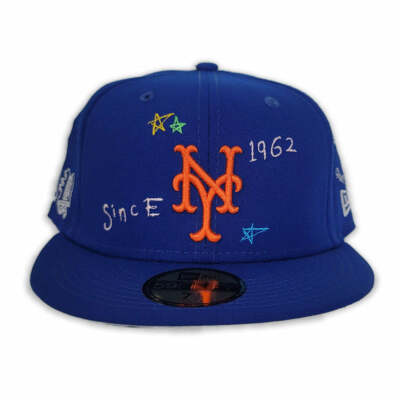 MLB メジャーリーグ　メタルマグネット59個 Royal Blue New York Mets 1962 Scribble World Series New Era