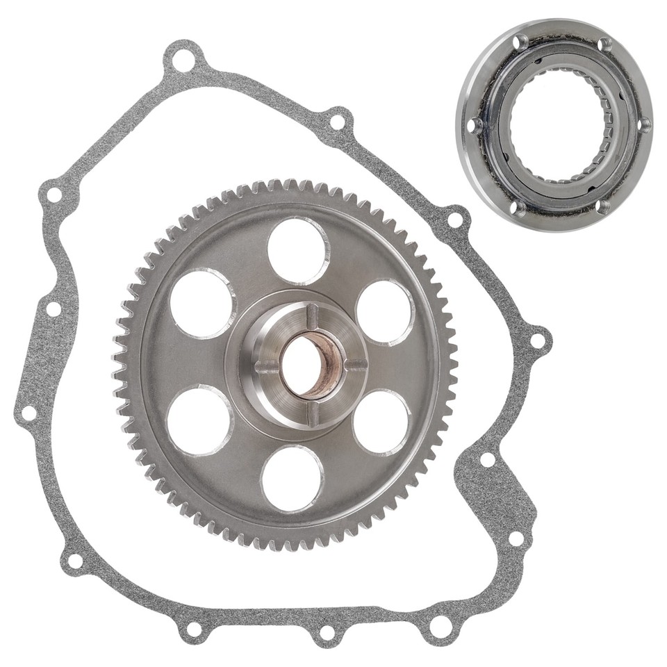 For Yamaha Grizzly 660 YFM660 4X4 Starter Clutch &amp; Gear Idler
