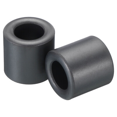 2Pcs Ferrite Toroid Core, Toroid Core 1.1''ODx0.6''IDx1.1''H Ferrite Rings, Black