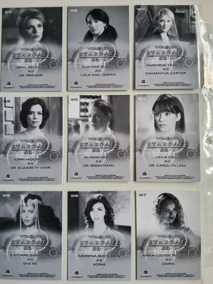 Stargate SG1 Seasons 10 Women of Stargate (Set of 17 Cards  RARE) - Image 2 of 4