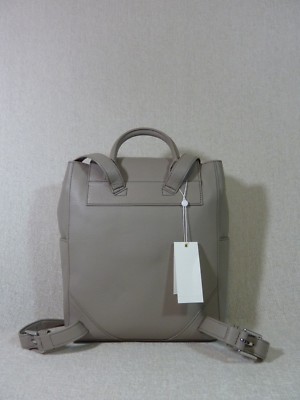 NEW Tory Burch Britten French Gray Leather Backpack +  display picture 2