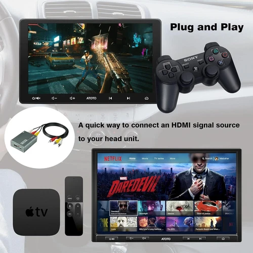 ATOTO Videoausgangsadapter HDMI zu AHD Videokonverter für alle ATOTO Autoradios - Bild 2 von 7