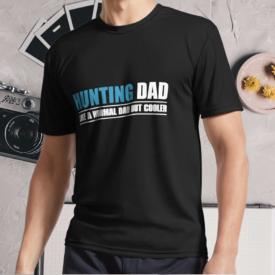 New Shirt Funny hunting dad shirt, Huntin Active Logo T-Shirt Funny Size S - 5XL