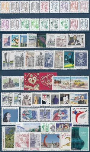 FRANCE- ANNEE COMPLETE 2013 = 125 Timbres NEUFS** du N° 4711 au 4831 =2photos - Picture 1 of 2