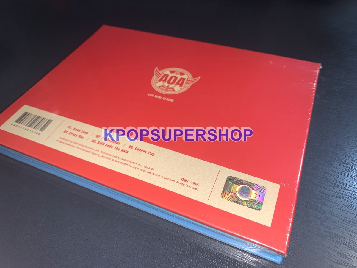 AOA 4th Mini Album Good Luck Week Ver. CD New Sealed Photocard