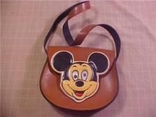 VINTAGE DISNEY MICKEY MOUSE LEATHER CHILD PURSE