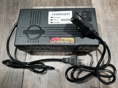 Ewheels E wheels EW-36 EW-46 EW-72 EW-38 48v 20ah Charger- PC  Plug 2.5AMP READ