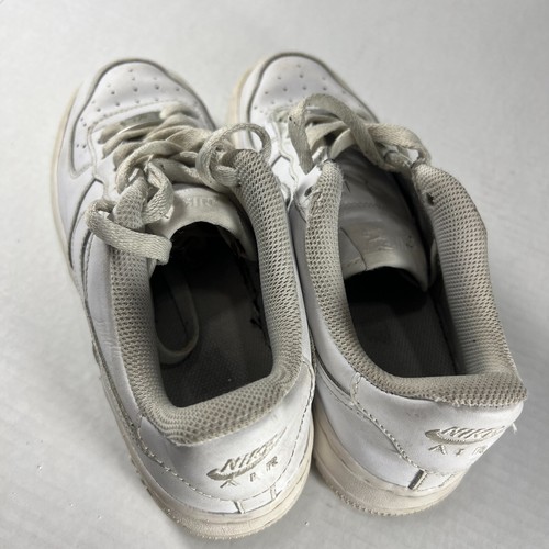 Nike Boys Sz 6 Y Air Force 1 DH2920-111 White Lace-Up Low Top Sneaker Shoes - Picture 10 of 10