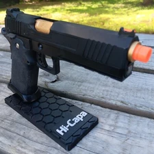 Hi Capa GBB Pistol Airsoft Gun Stand for Desk Works With TM, WE, Lancer Tactical