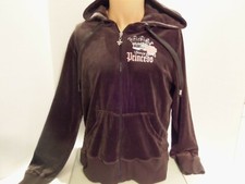 DISNEY WORLD DISNEY PRINCESS ZIPPER POCKET HOODIE XL BROWN- VINTAGE 90'S-RARE