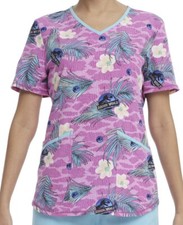 Women  s Scrubstar Jurassic World Dominion Scrub Top NWT Large