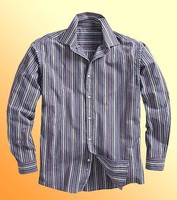 Mens Shirt Premier Man Cotton Long Sleeve Long Size 21 Uk Grey Striped Mens Shirt Premier Man Cotton Long Sleeve Long Size 21 Uk Grey Striped