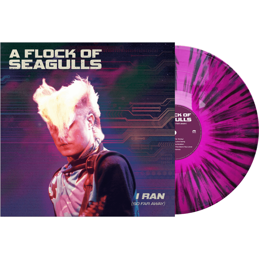 I Ran-So Far Away-Purple/Black Splatter by Flock of Seagulls (Record, 2023)