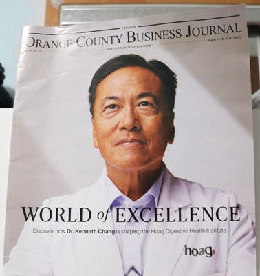 Orange County Business Journal August 12-18 2024 Vol 47 No 33 ''Dr Kenneth Chang''