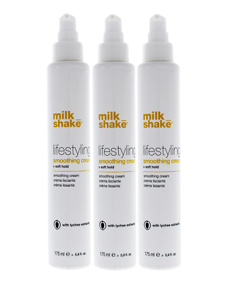 MILK SHAKE Life Styling Smoothing Cream Soft 5.9 Oz Set of 3