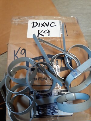 dixon valve and coupling k9 2 1/4'' lot of 10 galv band clamp