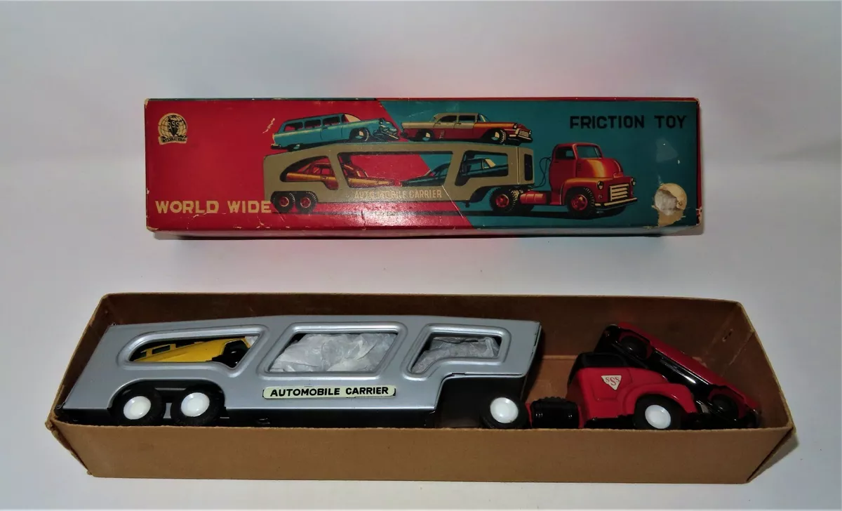 Vintage SSS Friction Tin Toy Automobile, Made in Japan 1950's