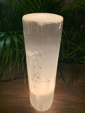 12  Selenite Lamp Selenite Cylinder Lamp Accent Crystal Lamp Gemstone Lamp.