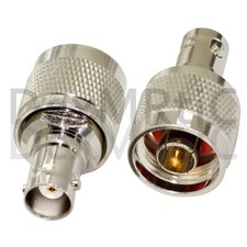 BNC-N adapter BNC female to N type male RF coax connector straight NEW