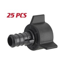 25 PCS EFIELD Poly Crimp Pex Fittings 1/2" X 1/2" Female Swivel Adapter With Tab