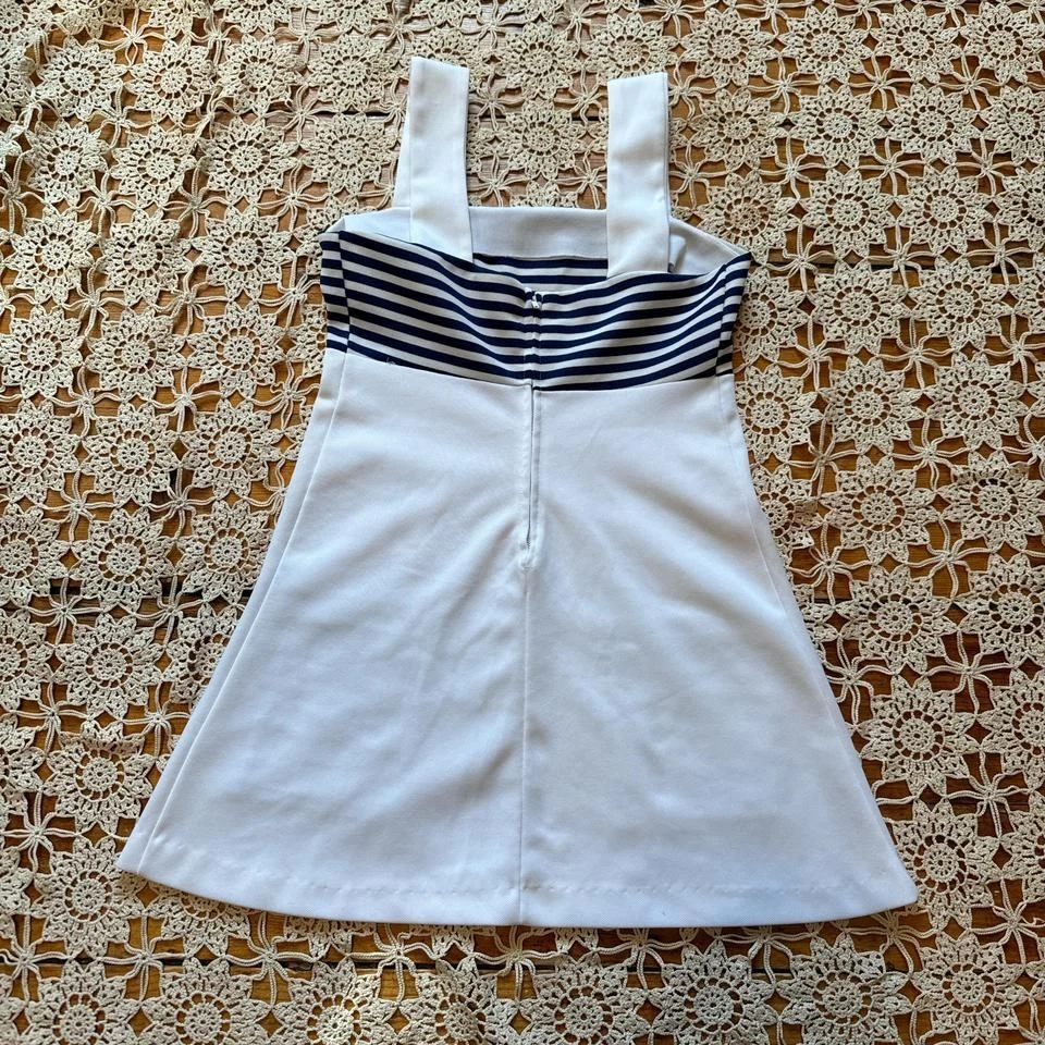 Vestido Tenis Kim Morgen Años 70 Vintage Talla 3/4 Foto 4 de 4