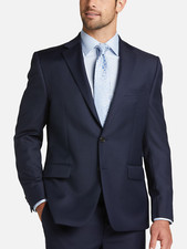 295 RALPH LAUREN Men's Navy Classic Fit Stretch Sport Coat 40 L yde0723