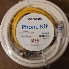 Phone Internet Cable Kit 5 Cords Splitter Ethernet Coaxial Sealed Free Shipping