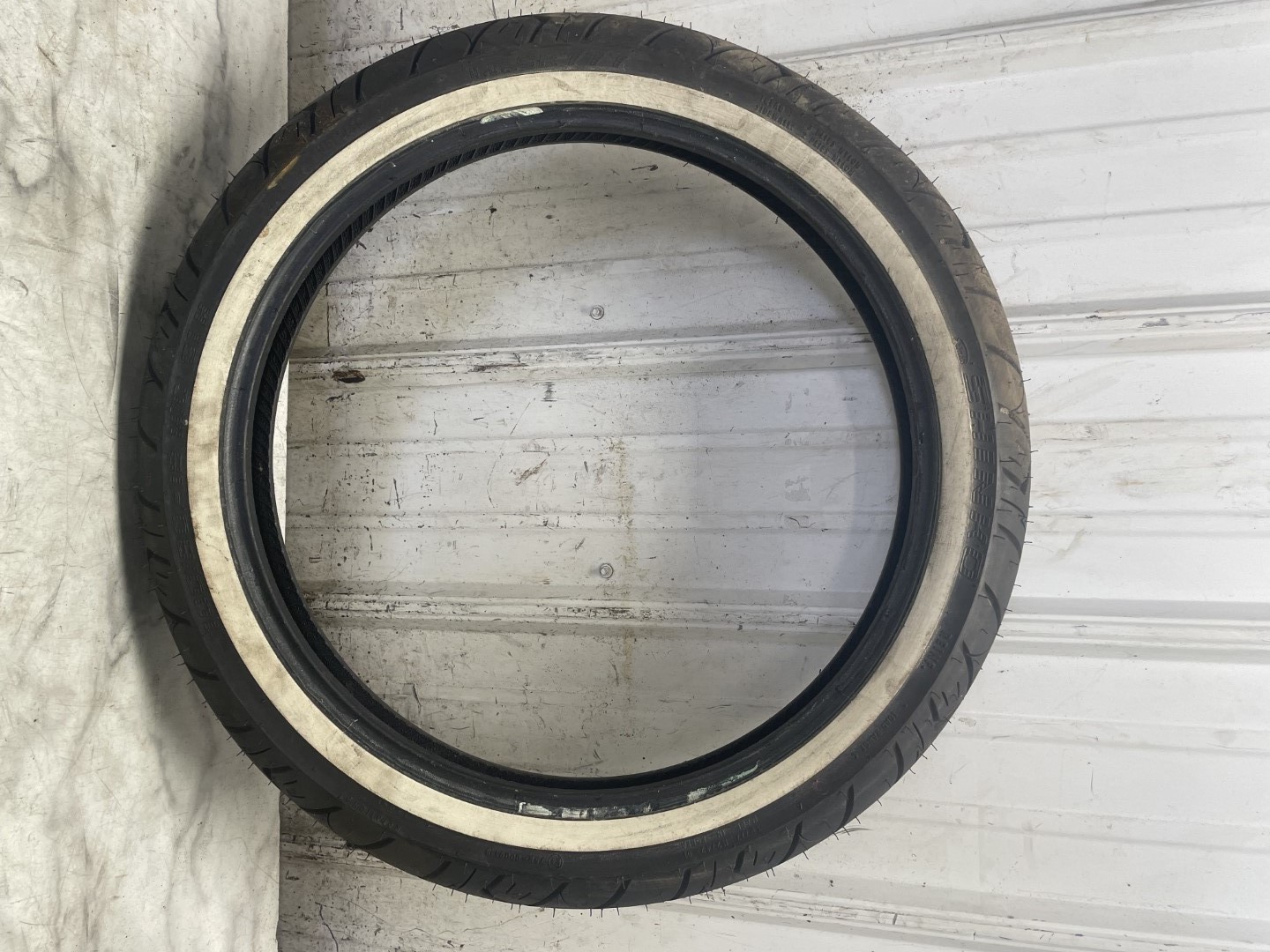 100/9019 Shinko SR777 front white wall motorcycle tire wheel 100 90 19 eBay