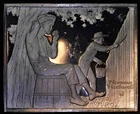 1975 Tom Sawyer Mark Twain Norman Rockwell Franklin Mint 925 Silver bar C3919