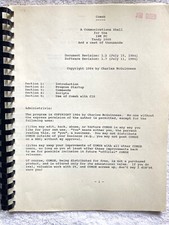 1984 Tandy 2000 COMSH with CIS Instructions S...