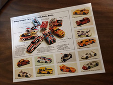 Tycopro Cars With White Boots Reproduction Tyco Ad Poster 8 1/2" x 11"